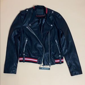 BLANKNYC Faux Leather Bomber Jacket *NEW*